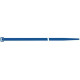 Collier de serrage en nylon bleu 200x4.5mm a100pcs SapiSelco