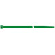 Collier de serrage en nylon vert 200x4.5mm a100pcs SapiSelco