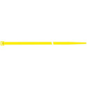 Collier de serrage en nylon jaune 100x2.5mm a100pcs SapiSelco