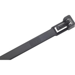 Collier de serrage en nylon noir280x3.5mm a100pcs détachable SapiSelco