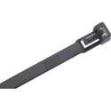 Collier de serrage en nylon noir280x3.5mm a100pcs détachable SapiSelco
