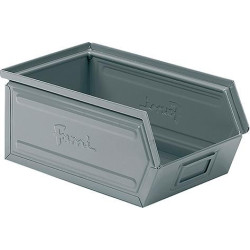 Bac acier GR.3A2 GRIS RAL7000 MM B-200 T-350 H-145