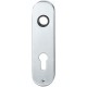 Plaque de porte courte ,PZ, 0 14 1415,oval,F69 matt