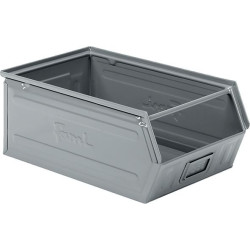 Bac acier GR.4 GRIS RAL7000 MM B-300 T-500 H-200