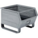 Bac acier GR.5P4 GRIS RAL7000 MM B-450 T-520 H-390