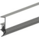 Rail d'étanchéité ARP Plus à visser Alu argent. H21 x L2300 (Par 25)