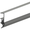 Rail d'étanchéité ARP Plus à visser Alu argent. H21 x L2300 (Par 25)