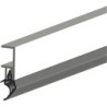 Rail d'étanchéité ARP Plus à visser Alu argent. H21 x L2300 (Par 25)