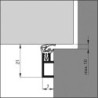 Rail d'étanchéité ARP Plus à visser Alu argent. H21 x L2300 (Par 25)
