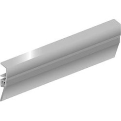 Joint de sol de porte ADS Klassik à visser alu. argent. L 1000mm (Par 10)