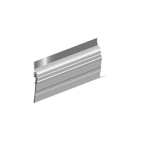 Joint de sol de porte ADS-GL à visser alu argent. H 50 x L 2500mm