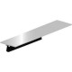 Joint de sol de porte DBS Invisible visser alu argent. H13.5 x L3000