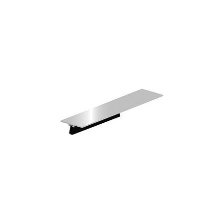Joint de sol de porte DBS Invisible visser alu argent. H13.5 x L3000