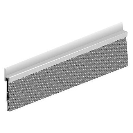 Joint de sol de porte IBS 60 à visser alu argent. H59 x L3000. BH39