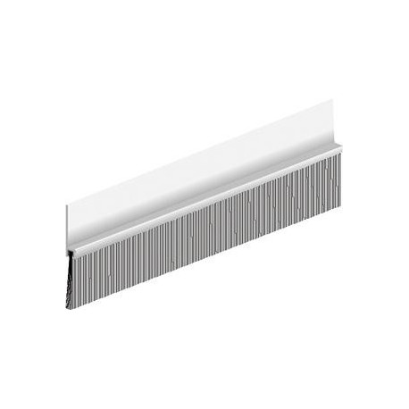 Joint de sol de porte IBS 80 à visser alu argent. H79 x L3000. BH39