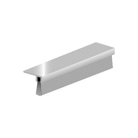 Joint de sol de porte IBS 90-18 à visser alu argent.H16xL1000. BH12.5
