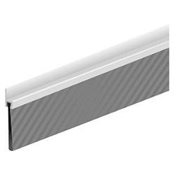 Joint de sol de porte IBS 60 non percé. Alu argent. H60 x L1000. BH40