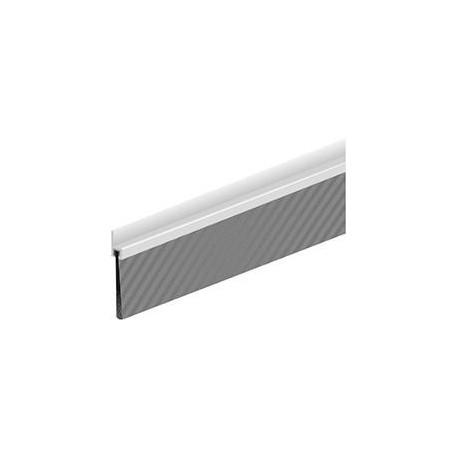 Joint de sol de porte IBS 60 non percé. Alu argent. H60 x L1000. BH40