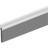 Joint de sol de porte IBS 60 non percé. Alu argent. H60 x L2500. BH40