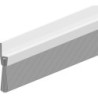 Joint de sol de porte IBS POG 55 non percé argent. H55 x L1000. BH30