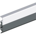Rail d'étanchéité Elro XL à clouer alu argent.H20xL2300.SPmax.13 (Par 25)