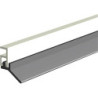 Rail d'étanchéité PTS-ULz. clouer KF brun. H 16 x L 2100mm (Par 25)