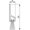 Joint de sol PDS-3-B ZK Déco/Confort autobloquant KF transp.L1000 (Par 10)