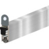 Joint de sol de porte automatique EllenMatic Uni-P avec. Cadre de montage. argent.L833