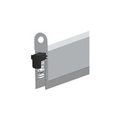 Joint de porte auto EllenMatic Optimal avec vis de montage. argent.L708