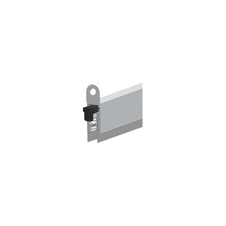 Joint de porte EllenMatic Optimal avec vis de montage. argent.L833