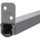Joint de sol de porte automatique llenMaticFerroS3 avec. Clé de montage. argent.L680