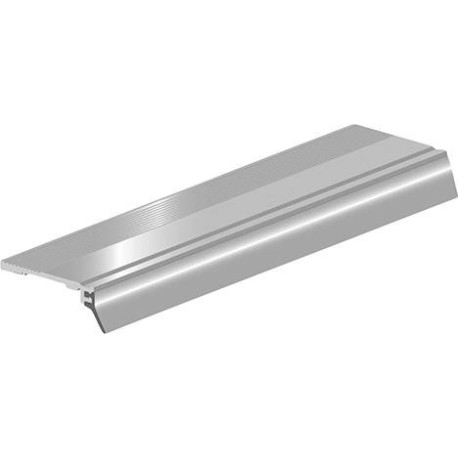 Joint de seuil ANB 6 à fixer alu argent.Br33xH3xL3000