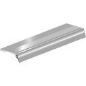 Joint de seuil ANB 6 à fixer alu argent.Br33xH3xL3000