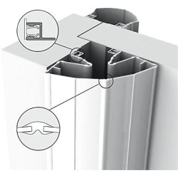 Finprotect Plus 9090 à visser KF argent. L 2500mm