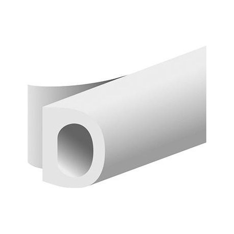 Bande d'étanchéité Ellenflex D-profil. blanc Br8x L7.5mtr. sp-mesure 4-6 (Par 8)