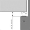 Bande d'étanchéité Ellenflex DXXL autocollante EPDM noir Br12xL70mtr.SP 7-10