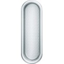 Poignée porte a encastrer 0 42 4213,oval,Alu F1