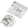 Rail d'étanchéité accessoires clous acier argent L 25mm (Par 20)