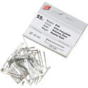 Rail d'étanchéité accessoire clous.acier argent L 25mm