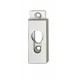 PT-Rosette coulissante porte,PZ, 0 17 1779,eck.,Alu F1