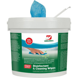 Lingettes désinfectantes Box a 700 lingettes apte au contact alimentaire (Par 2)