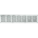 Panneau aeration ,400x90mm 0 51 5835,Alu F1