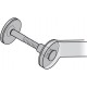 Montage Poignée de porte .M8 m pour MHKGr6615+16 TS56-65,6204