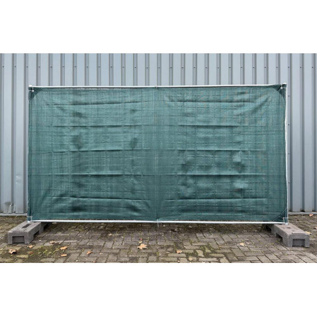 Filet de clôture de chantier. vert 1.80m x 3.45m