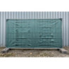 Filet de clôture de chantier. vert 1.80m x 3.45m