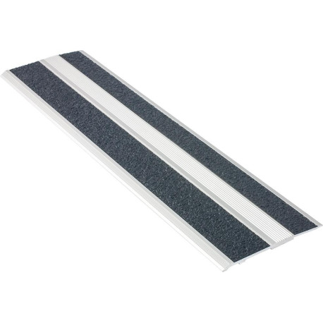 Profilé de seuil SP55 à visser alu gris. Br 55 x L 1000mm (Par 10)