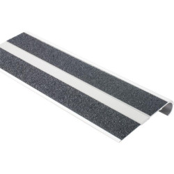 Profilé d'escalier TP55 à visser Alu sigge. Br55 x H17 x L1000 (Par 10)