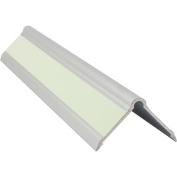 Protection de bord de mur MS40 à coller alu noir. Br40 x H40 x L1000 (Par 10)