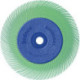 Brosse abrasive radiale Ø 150 x 12.7 x 25.4 mm P 80 jaune. Type TA Tyrolit