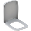 Abattant WC RENOVA PLAN charnières inox blanc GEBERIT